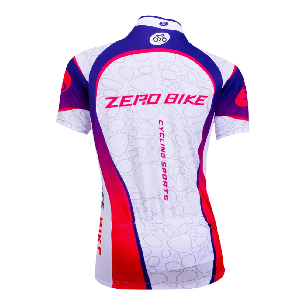 ZERO BIKE Women’s Short Sleeve Cycling Jersey Quick Dry Breathable