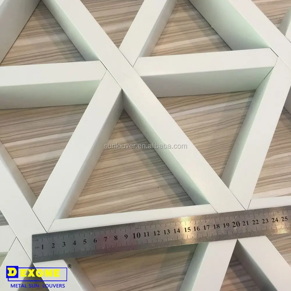 Interior Aluminum Open Cell Grid Ceiling Buy Aluminum Open Cell Grid Ceiling Suspended Ceiling False Ceiling Product On Alibaba Com