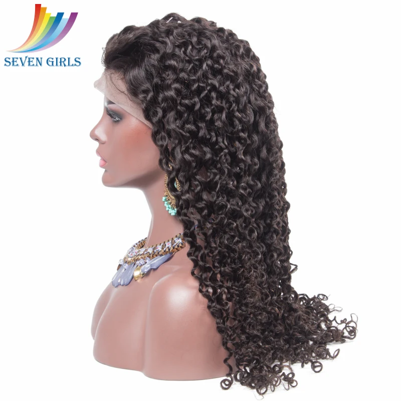 

Natural color Deep curly 150% density Indian virgin hair wholesale suppliers full lace wig