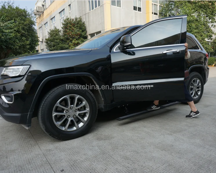 Retractable side steps for store jeep grand cherokee