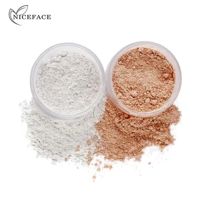 

Niceface makeup loose powder smooth silky mineral waterproof brighten setting powder 5 colors Face powder foundation