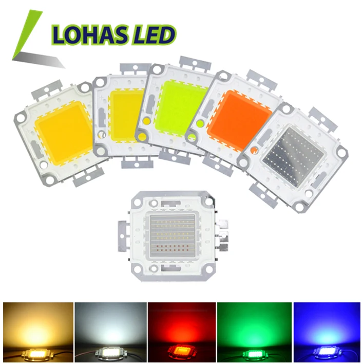 Zhongshan COB LED Chip 10W 20W 30W 50W 100W 12V 30-34V High Power LED Chip