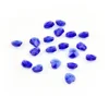 Charms Glass Heart Faceted Beads Dark blue 14mm 50pcs Pendant Findings Loose Jewelry Beads Accessories Crystal Beads