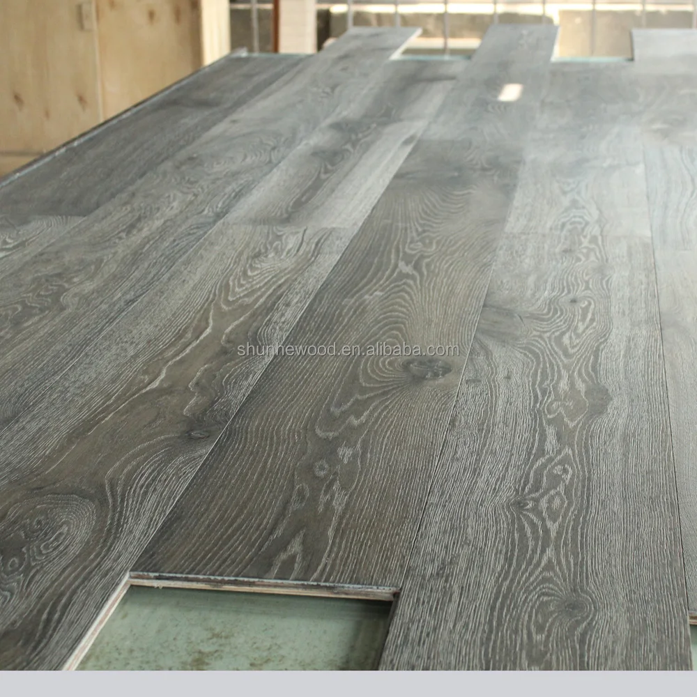 Dark Gray Oak Engineered Wood Flooring Grey Engineered Wood