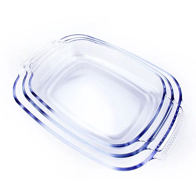 Christmas promotion high quality safe microwave oven Glass bakeware plate & pans