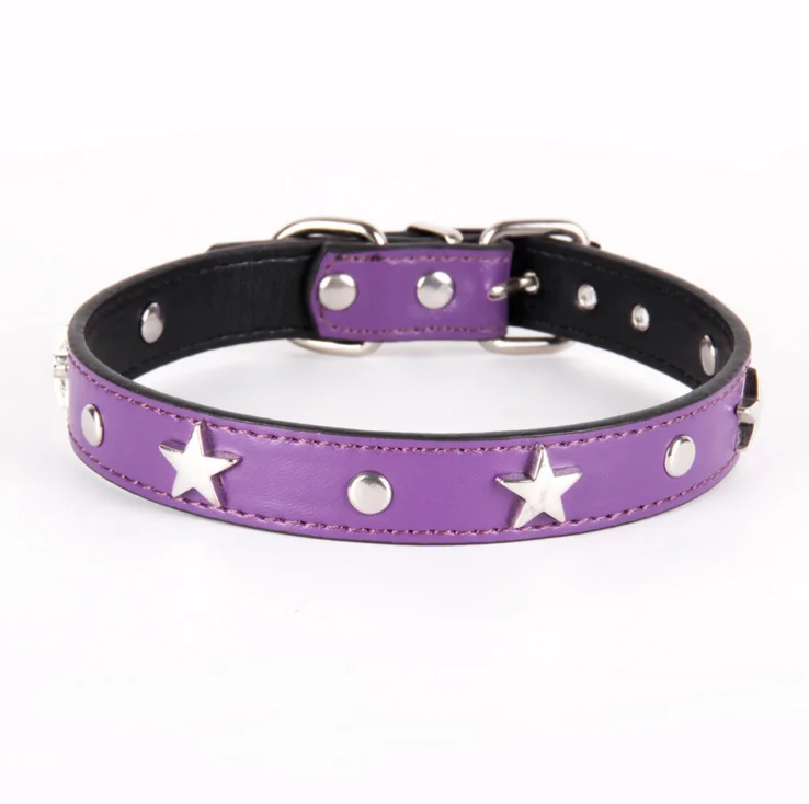 

Wholesale nice price high quality Cheap Price Colorful Adjustable Soft Pet Puppy Dog Collar with Buckle
