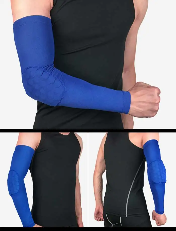 Elbow Pads Compression Shooter Sleeves Men Women Arm Sleeve With Pad