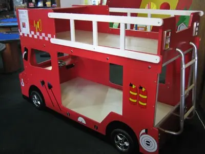 fire truck bunk bed