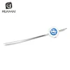 custom silver plating zinc alloy soft enamel logo metal cross stitch bookmark craft