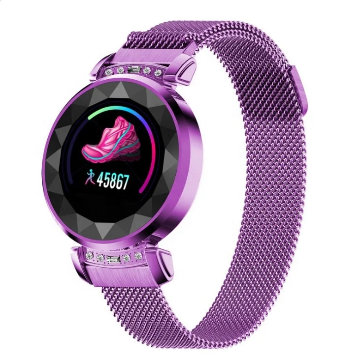 

2019 women smart bracelet bluetooth blood pressure heart rate monitor IP67 waterproof CE RoHS smart watch for ladies