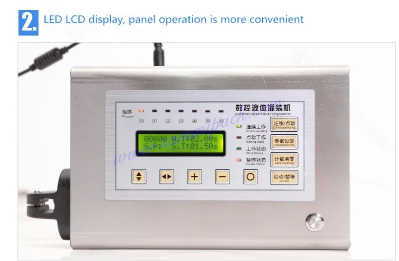 Upgrade Model GFK-160  Digital Control Pump Oil Filler Filling Machine