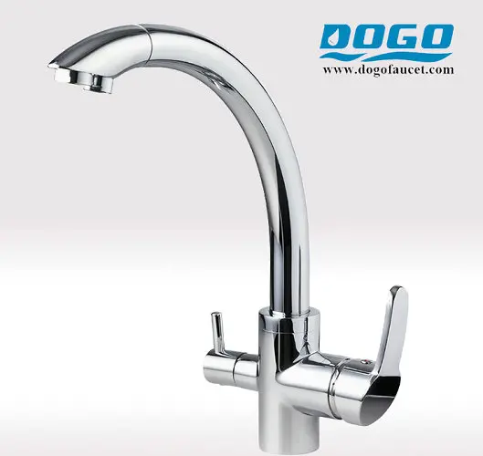 Dogo Factory wholesale KaiPing taps Black China faucet 3 way kitchen faucet