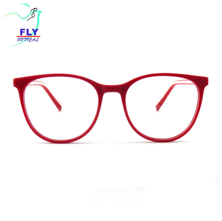 

Wenzhou Factory Fresh Goods Acetate Round Women Optical Frame Eyeglasses