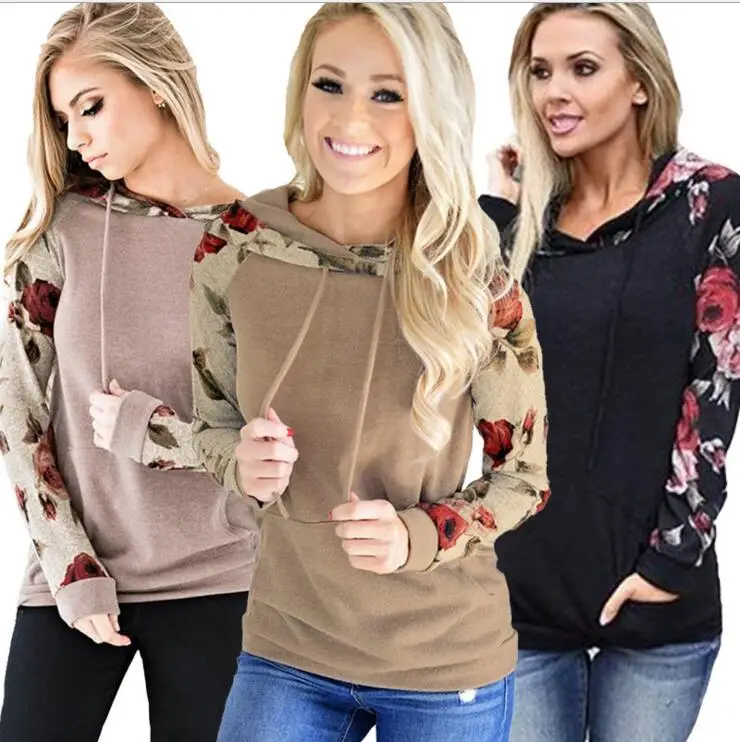 

Walson Women-Hoodie-Sweatshirt-Long-Sleeve-Sweater-Blouse-Jumper-Pullover-Tops-Coat, 3colors