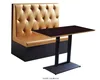 Modern leather restaurant booth seats for cafe(FOH-XM30-628)
