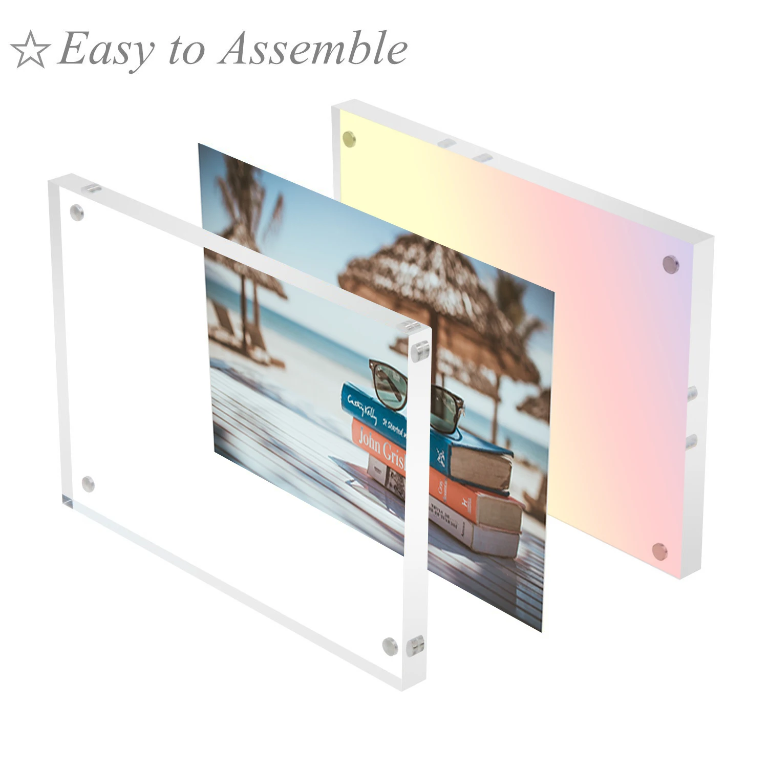 Hot Selling Double Side Acrylic Flip Photo Frame - Buy Acrylic Flip ...