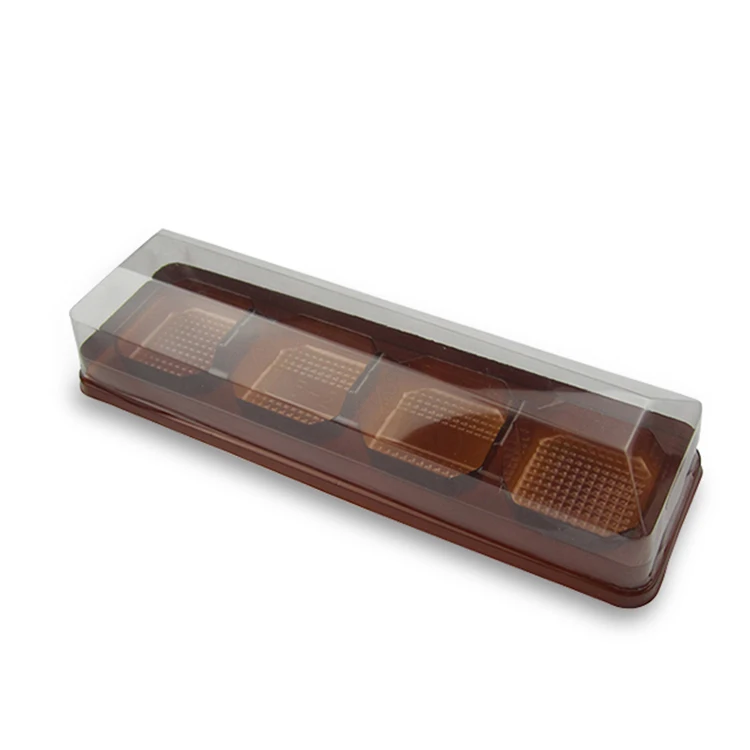 Disposable Plastic Rectangle Cake Container Fresh Bakery Food Takeaway Packaging Box Factory