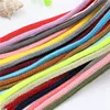 Wholesale Braided Solid Durable Colored Twisted Colorful Organic Cotton Rope Cord