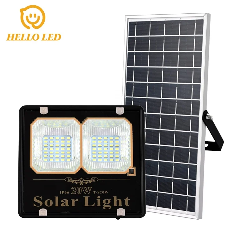 
2020 upgrade Super bright waterproof IP65 outdoor remote 300w solar powered flood light led 