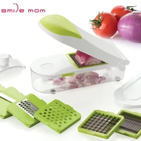 

Smile mom Multifunction Kitchen Manual Food Dicer - Slicer Vegetable Grater - Fruit&Vegetable Tools