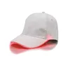 Oempromo 6-panel hat unisex led light baseball cap with built-in led light