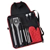 Fine Life BBQ Apron with 8-Piece Utensil Set
