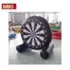 Amusement park Inflatable Foot Darts Inflatable Soccer inflatable football dart board game with 2 wheels