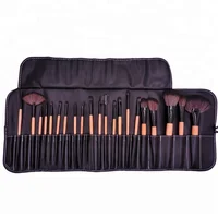 

Amazon hot sale fashion 24pcs beauty needs makeup brush set with pouch