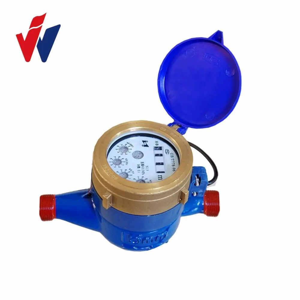 中国制造商黑色尼龙水表,单喷射