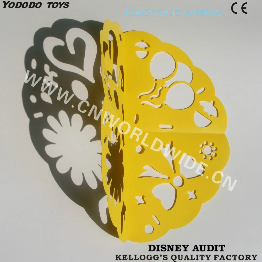 
Kids Drawing Stencil, Plastic Cake/Coffee Stencil,Drawing Set 