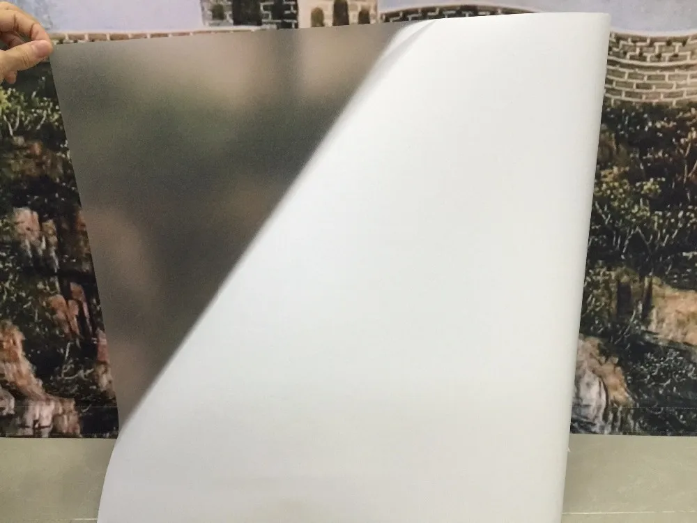 Glitter Frosted Glass Film / Self Adhesive Window Film Smart Window