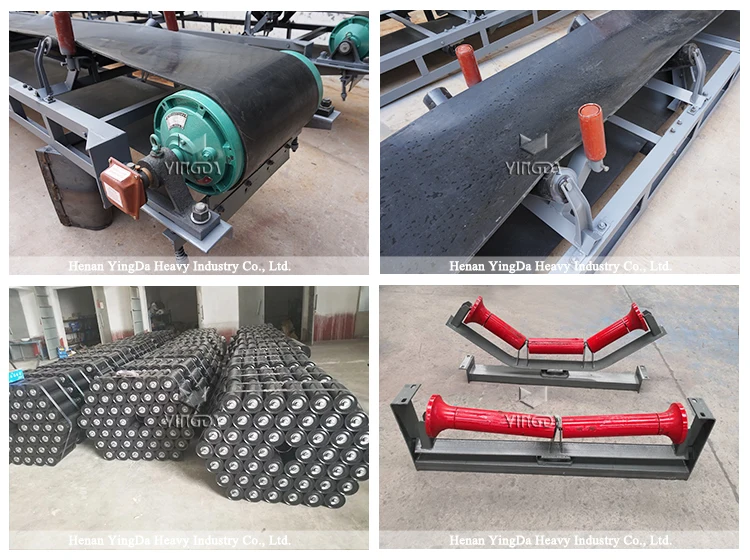 Flat belt conveyor machine
