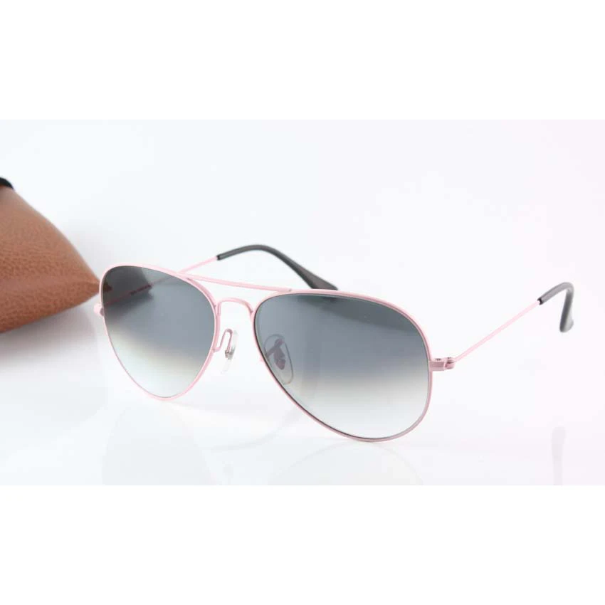 

New Brand Sunglass Men's/Women's Fashion 3025 030/32 Pink Frames Sunglass Grey Gradient Lens Box, N/a