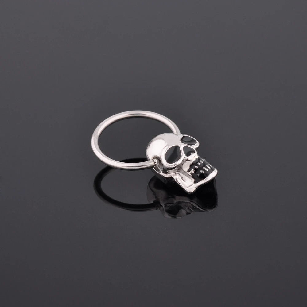 Captive Bead Ring Skull Slave Piercing Rings Bcr Body Piercing Jewelry ...