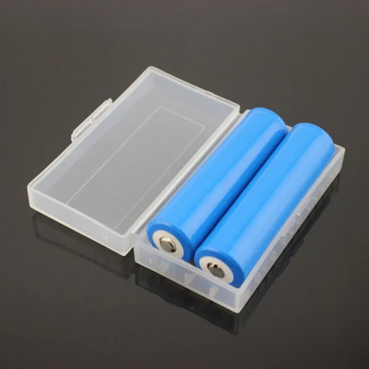 Good Quality Li Ion Battery Plastic Case 2pcs Li Ion Rechargeable 18650