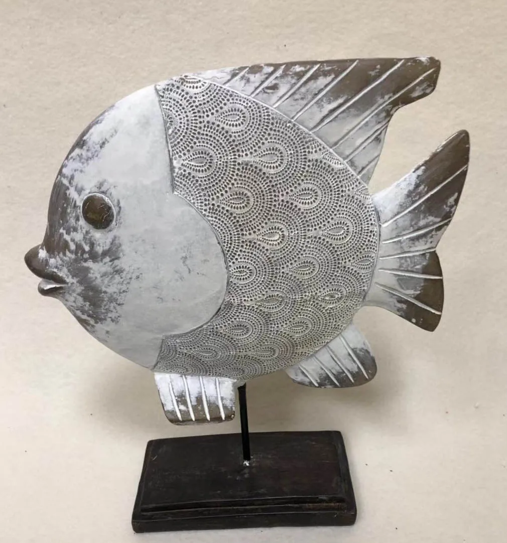 热卖树脂鱼与基地装饰人造鱼树脂工艺品树脂装饰