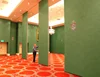Banquet hall operable partition walls acoustic retractable partition room space divider for dinner room