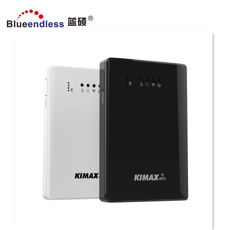 

2.5' WIFI HDD Enclosure wireless wifi router setup wireless router 4000mAH removable power bank, Black white