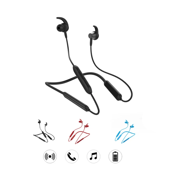 New stereo sport earphone waterproof wireless bluetooth headphone with mic