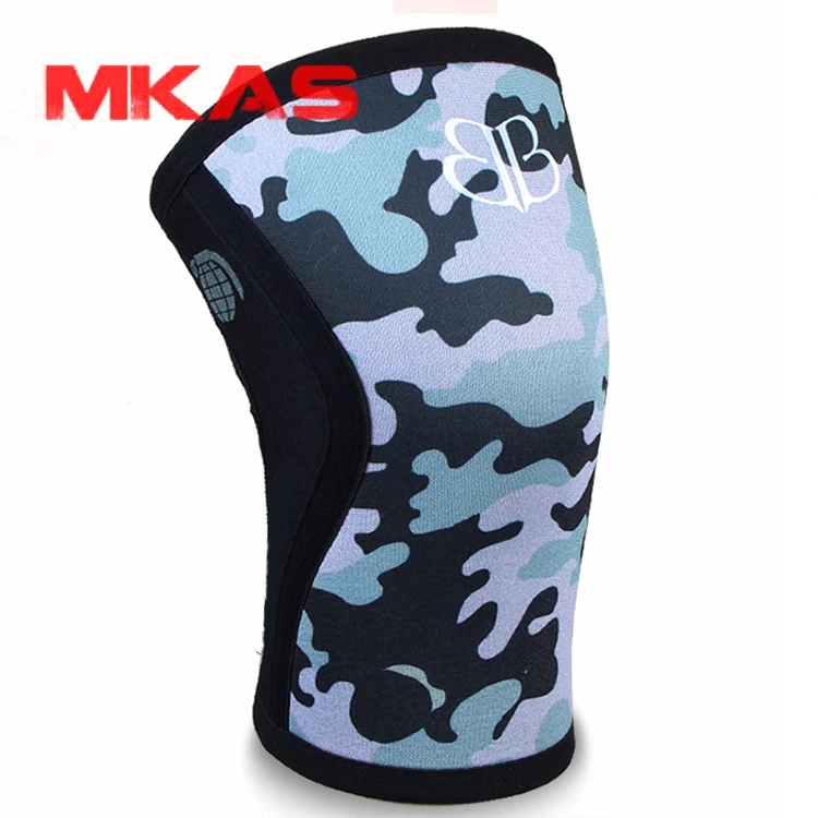 

Factory Direct Camouflage Weightlifting Knee Sleeve, Blue;black