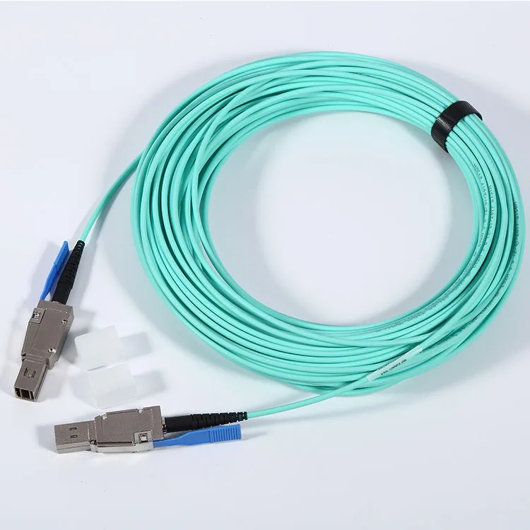 1m 5m 7m Sas+ Active Optical Cable 40g Sas+ Aoc Cable 40g Mini Sas+ Aoc