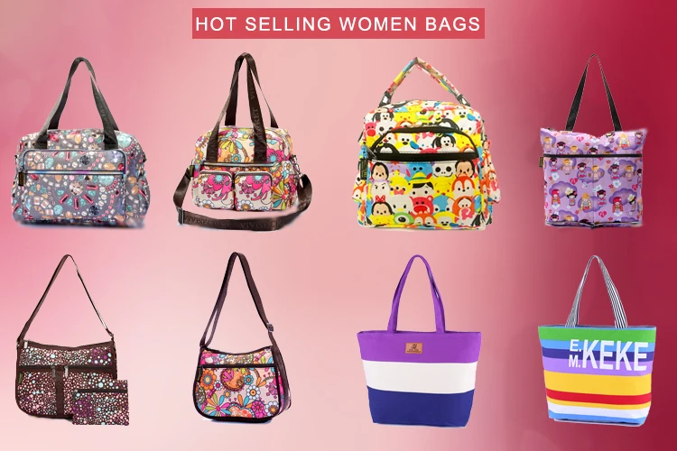 Branded Women Sling Bag Polyester New Design Wholesale Pink Sling Bag