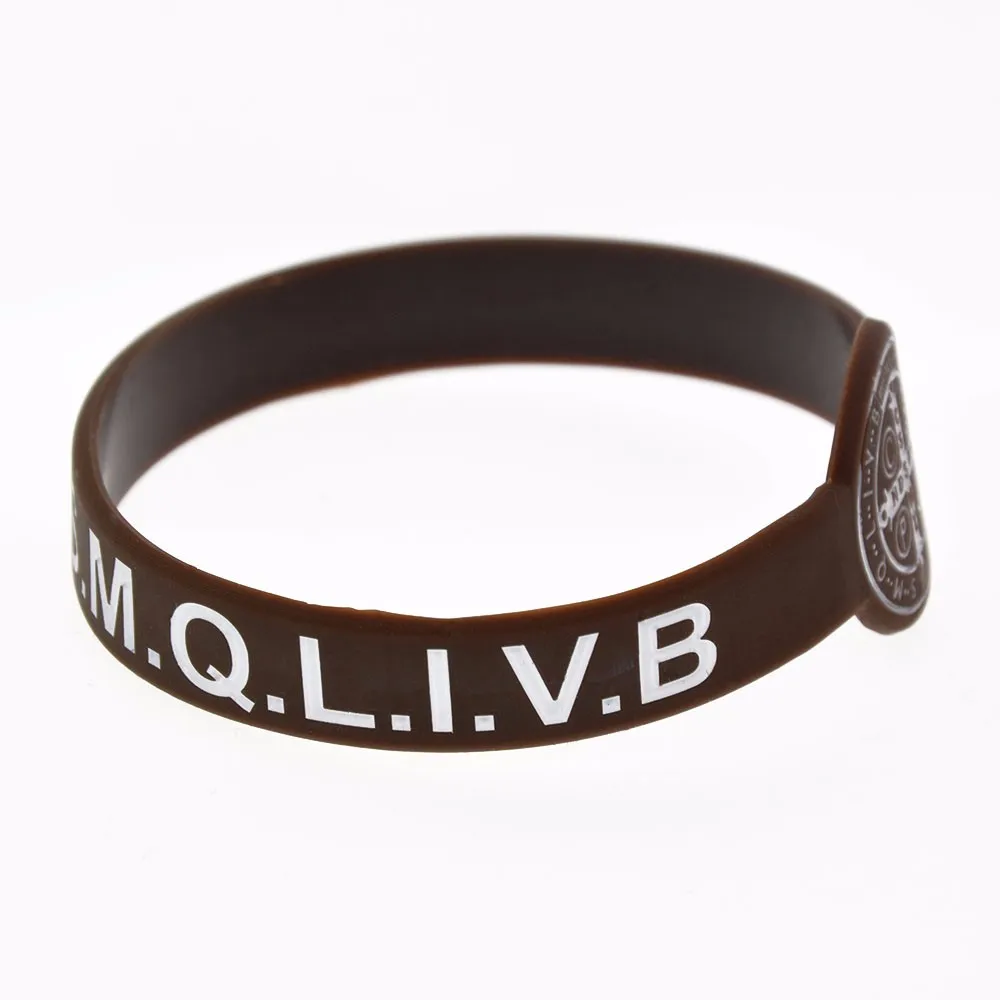 25pcs/lot Jesus Silicone Wristband Cspb Cssml Ndsmd Silicone Bracelet