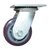 4 inch 100mm Rotate the mute red polyurethane wheel