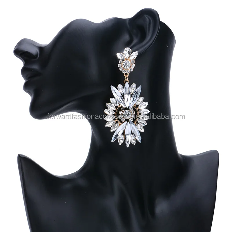online shop handmade chunky statement sunflower big glory gemstone earrings