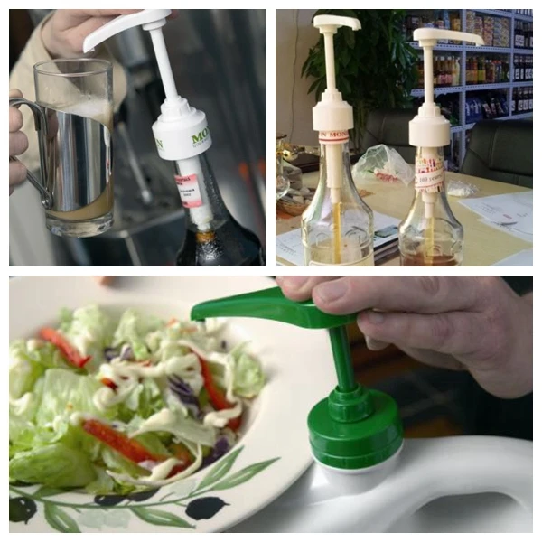 38/400 38/410 Food Grade White Pp Plastic Syrup Pump Food Dispenser