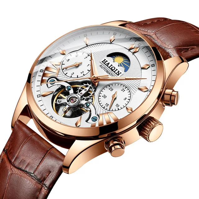 

HAIQIN watches men luxury brand automatic mechanical watches men wrist