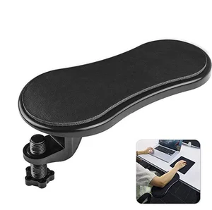 Sunraiser Computer Adjustable Arm Rest for Desk, Ergonomic Wrist Rest Support for Keyboard Armrest Extender Rotating Mouse Pad