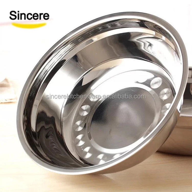 

Factory wholesale Cheap price SS201 Stainless Steel Small Bowls Set 12cm-28cm