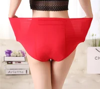 

2XL-4XL Plus Size Leak Proof Menstrual Panties Physiological Pants Women Underwear Period Cotton Waterproof plus size Briefs